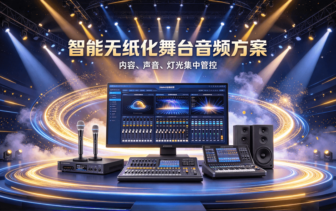 无纸化会议与舞台灯光音频系统